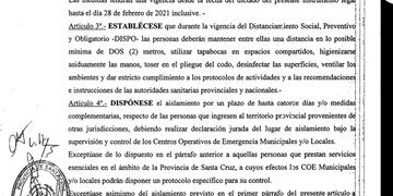 Decreto Provincial N°136/21