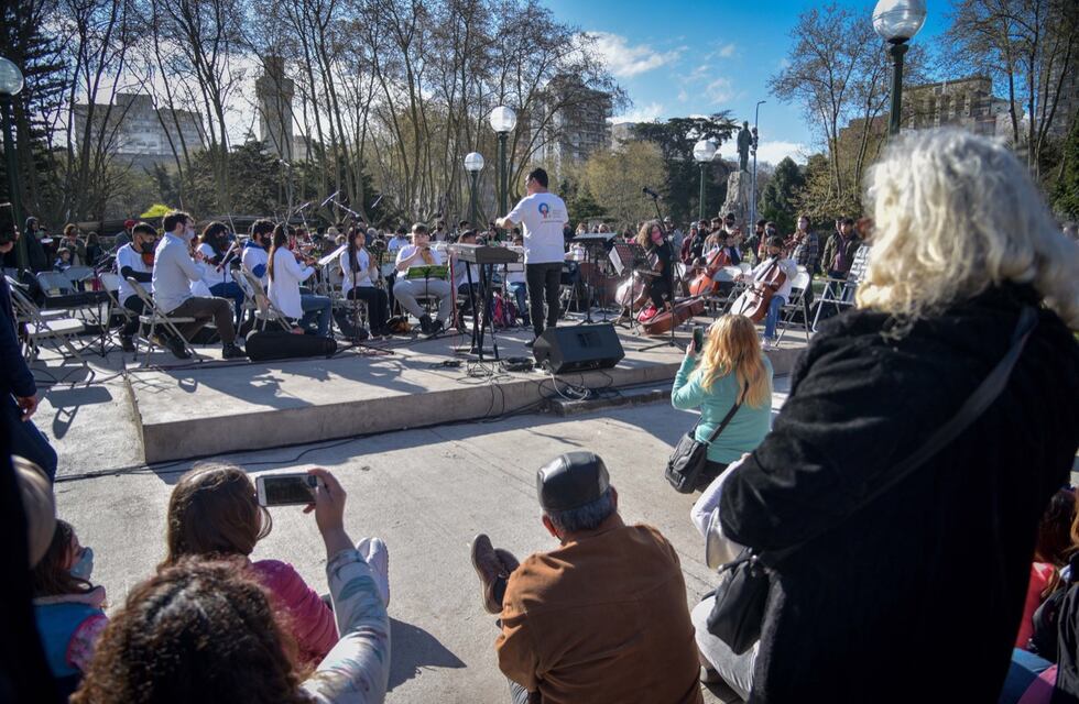 La Orquesta Infanto Juvenil brindó un concierto en el Palco de los Músicos