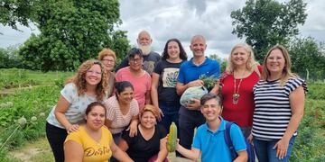 Recorrida por la huerta agroecológica