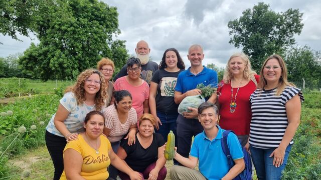 Recorrida por la huerta agroecológica