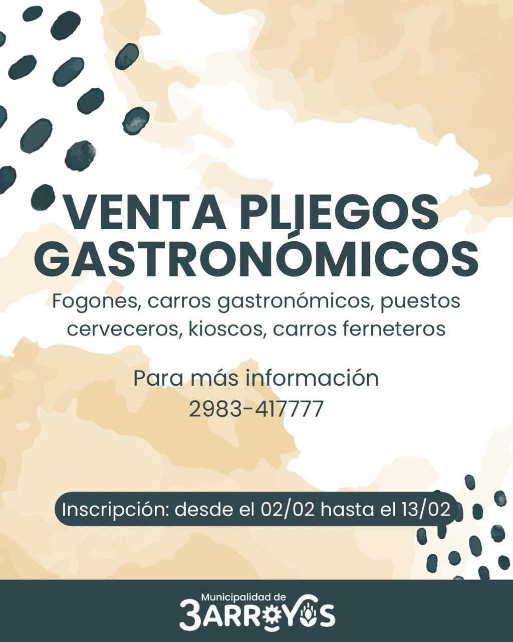 Tres Arroyos: convocatorias Fiesta del Trigo 2026 para Sponsors y gastronómicos