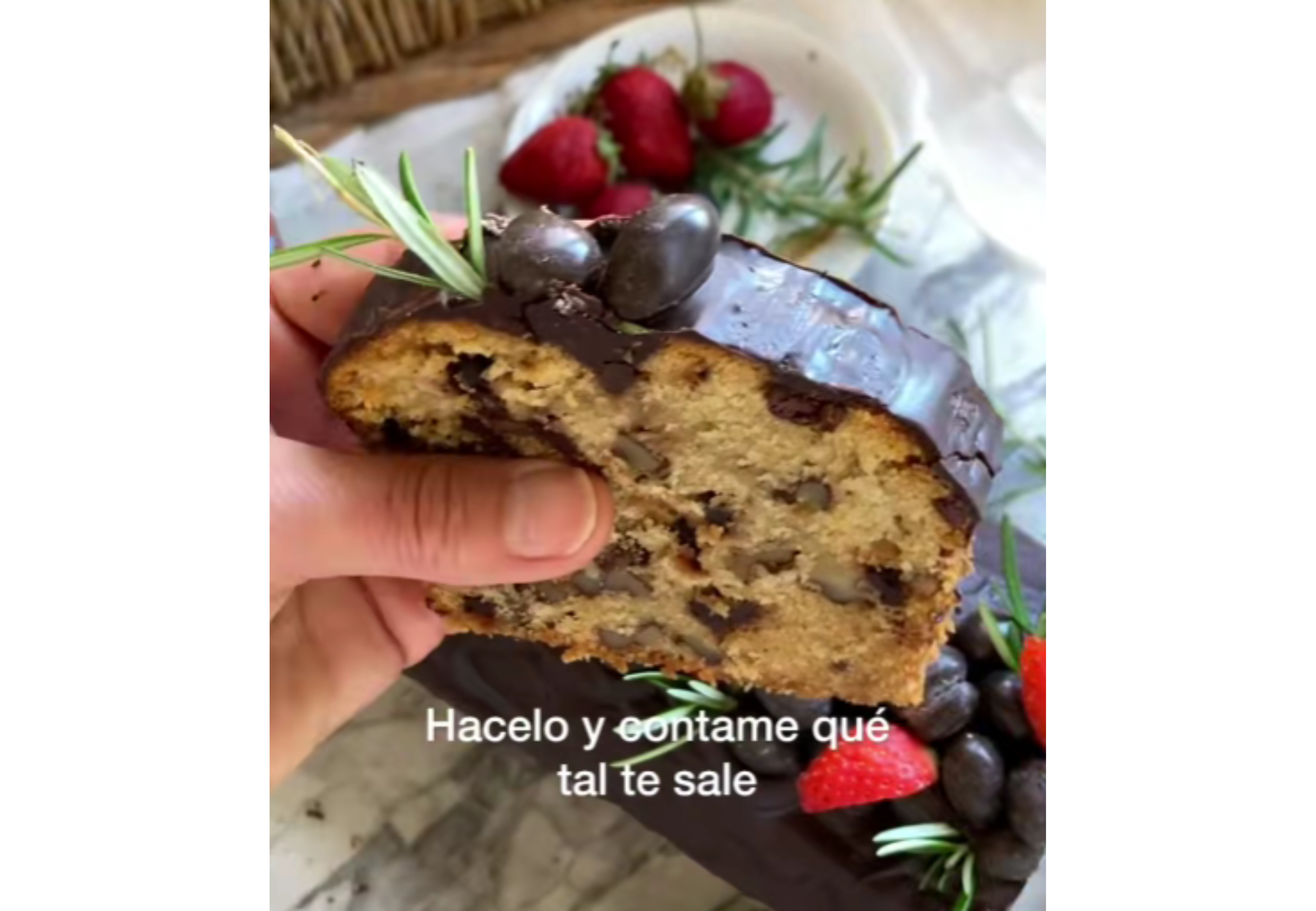 Este budín está listo en simples pasos.