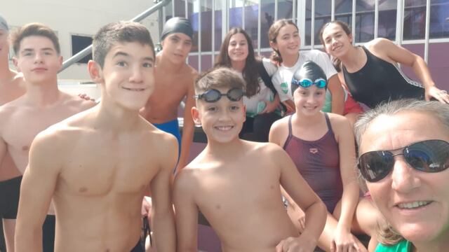 Nadadores del Cultural de Arroyito en San Luis