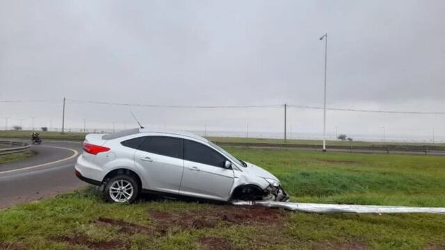 Afortunadamente, solo se registraron daños materiales..