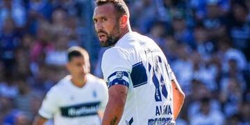 Brahian Aleman, ex jugador y capitán de Gimnasia de La Plata.