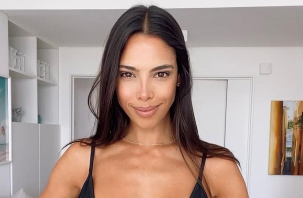 Maypi Delgado lució un conjunto de ropa interior rosa y negro que deslumbró a sus fanáticos