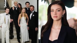 Nicola Peltz y la familia Beckham.