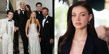 Nicola Peltz y la familia Beckham.