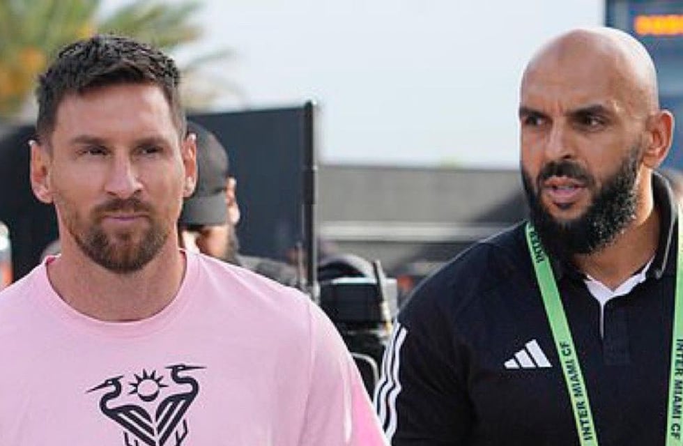 Viral: el guardaespaldas de Messi marcó un golazo y lo festejó ¿como Cristiano Ronaldo?