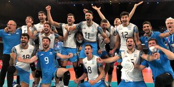 Argentina derrotó a Italia 3-2 y clasificó a semifinales de vóley masculino en los Juegos Olímpicos, Tokio 2020.