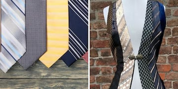 Cómo reciclar corbatas que ya no se usan y transformar en un chaleco en casa