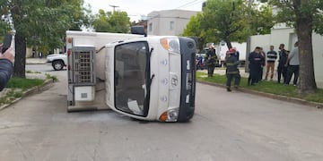 Accidente en López y Planes y Avellaneda