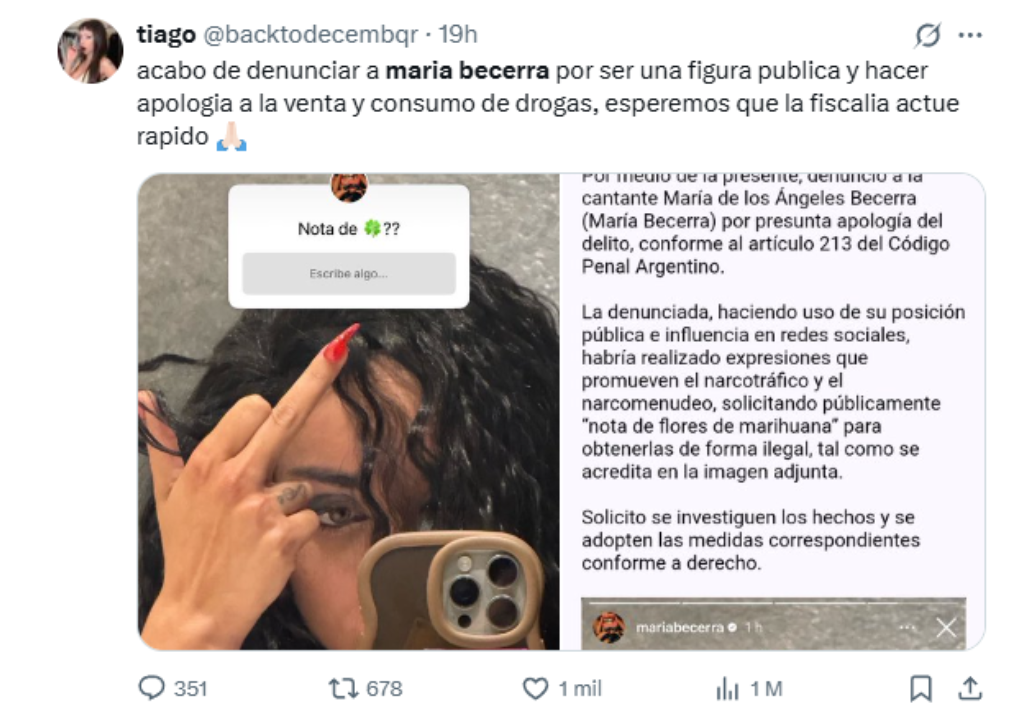 Los usuarios de las redes sociales se sorprendieron con la foto de la cantante.