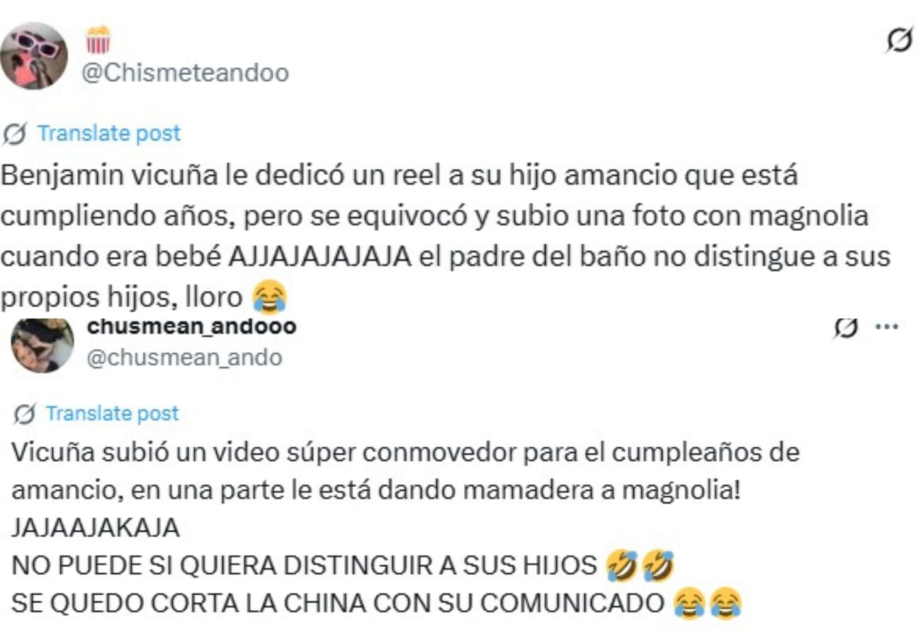 Fuertes criticas caen sobre Benjamín Vicuña.