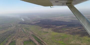 Incendios en las islas del Delta del Paraná