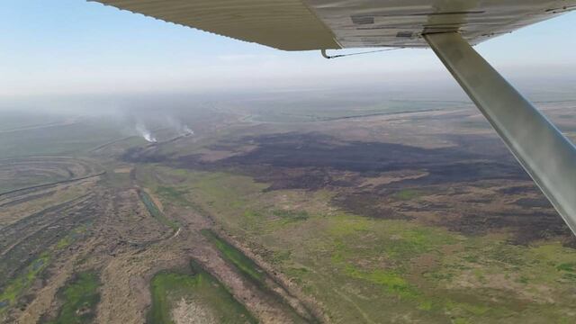 Incendios en las islas del Delta del Paraná