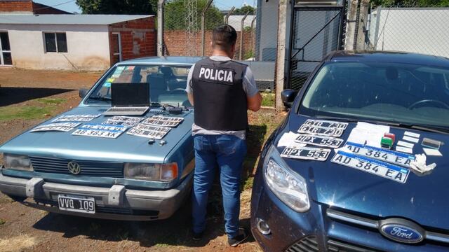 Leandro N. Alem: detienen a un individuo acusado de comercializar “autos mellizos”.