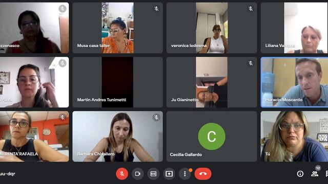 Zoom para avanzar en la obra de cloacas