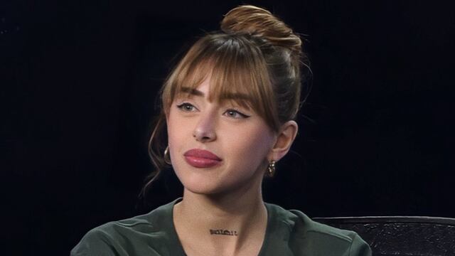 Nicki Nicole con Nicky Jam en "The rockstar show".