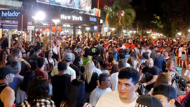 El turismo en Villa Carlos Paz a pleno. (La Voz)