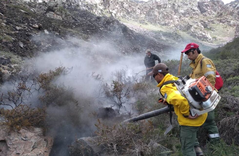 Los incendios en el Sur de Mendoza y el Valle de Uco afectaron más de 1.100 hectáreas