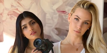 Mia Khalifa y su amiga Jenna Lee revolucionan las redes. (Foto: Instagram)