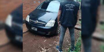 Recuperan en Garupá automóvil robado en Buenos Aires.