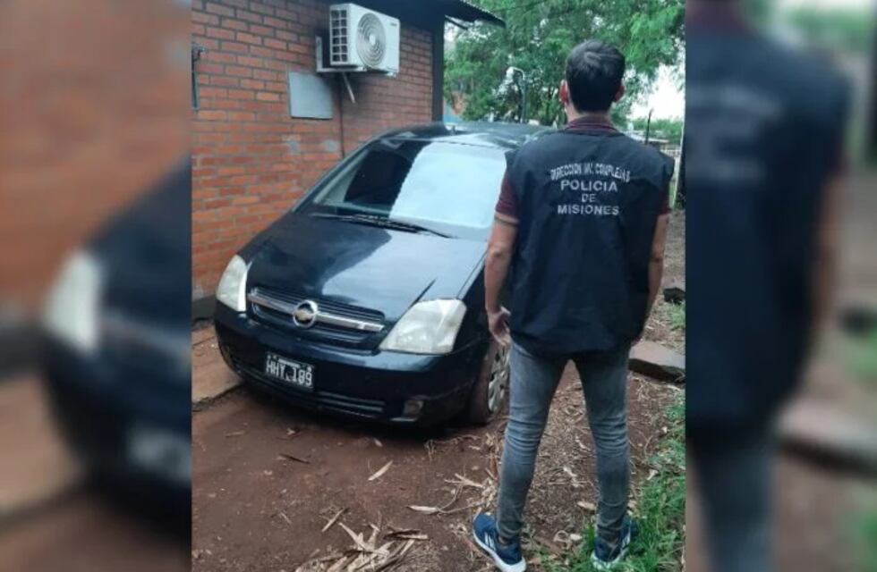 Recuperan en Garupá automóvil robado en Buenos Aires