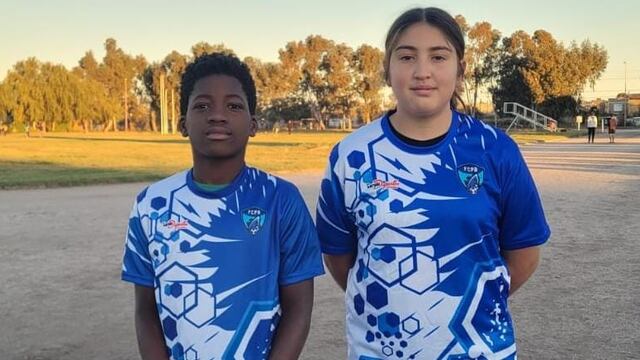 Hubert Quevin, y Tiara Barrios participarán del Encuentro Nacional de Atletismo U 14 en Córdoba.