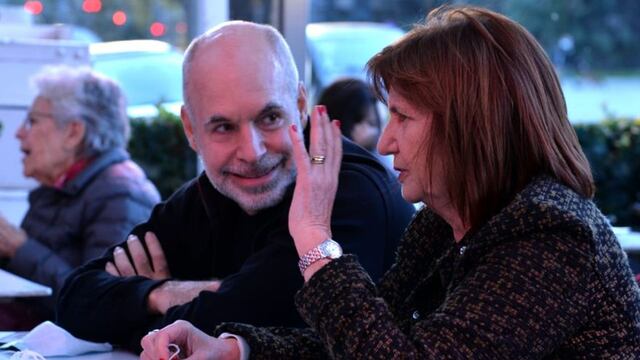 Patricia Bullrich y Horacio Rodríguez Larreta piensan en las elecciones de 2023.