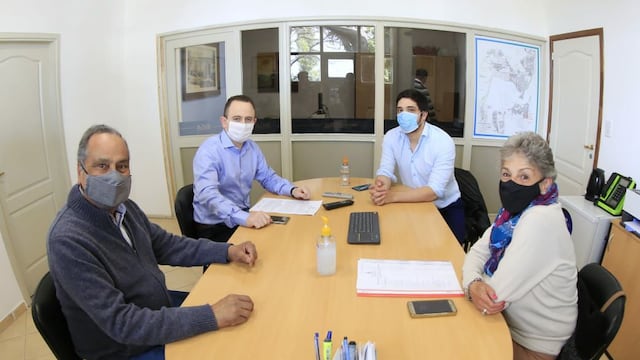 Recomposición salarial: Autoridades de la Caja Previsional fueron recibido en el Municipio