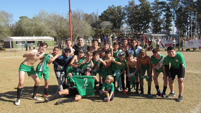 Futbol categoría infantil Cultural Arroyito campeón