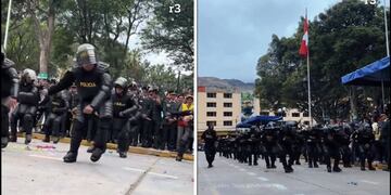 La policía nacional peruana marchó al ritmo de Ke Personajes y se hizo viral