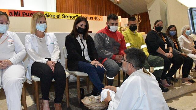 Lavatorio de pies Iglesia de la Merced Arroyito