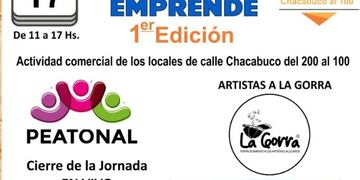 La calle Chacabuco será peatonal este lunes 17
