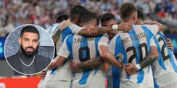 La respuesta de la Selección Argentina a Drake, tras apostar 300 mil dólares a favor de Canadá