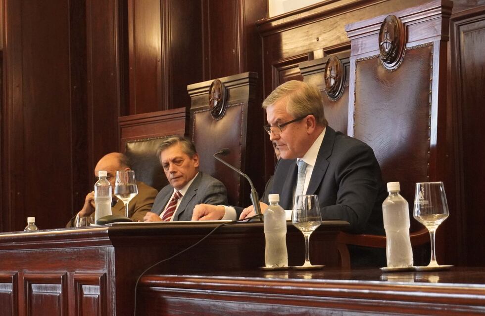 El discurso del presidente de la Corte Suprema, doctor Daniel Leiva