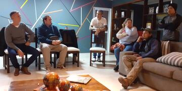 Werner Nickel del Movimiento Vecinal Renovación estuvo en Cascallares