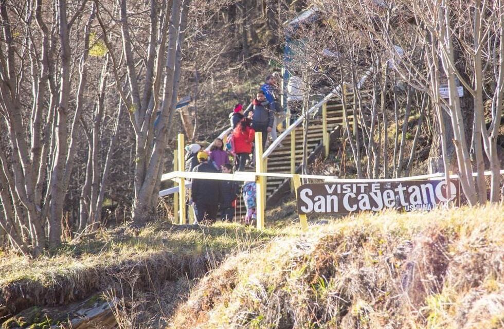 La Municipalidad de Ushuaia brindó apoyo en la peregrinación a San Cayetano