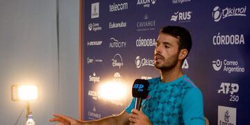 El tenista de Jesús María, que clasificó a cuartos de final del Córdoba Open, habló sobre su salud física y mental en 2021