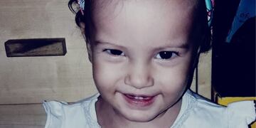 La pequeña fue salvada por dos Policías de Córdoba.