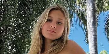 “Combinados siempre”: Lola Poggio se puso una bikini rosa y cautivó al estilo Barbie.