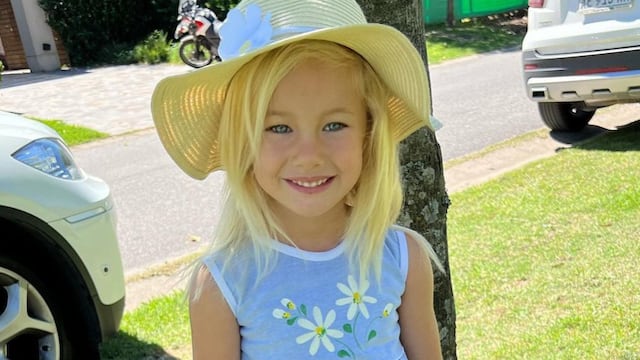 Matilda, la hija de Luciana Salazar.