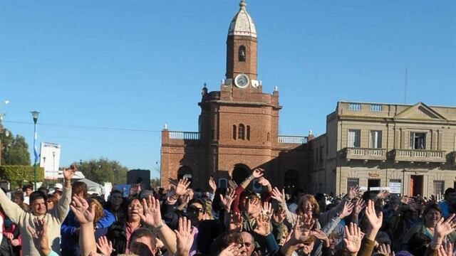 Otros tiempos. La tradicional procesión del Cristo de la Buena Muerte tiene convocatoria nacional, en épocas normales.