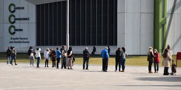 El Centro de Convenciones Córdoba, Feriar, con vacunación para segundas dosis y con turnos (Pedro Castillo/La Voz).