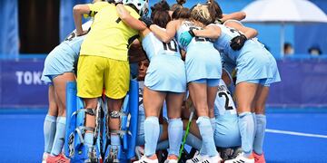 La potente arenga de Las Leonas antes del duelo ante Alemania en los Juegos Olímpicos Tokio 2020