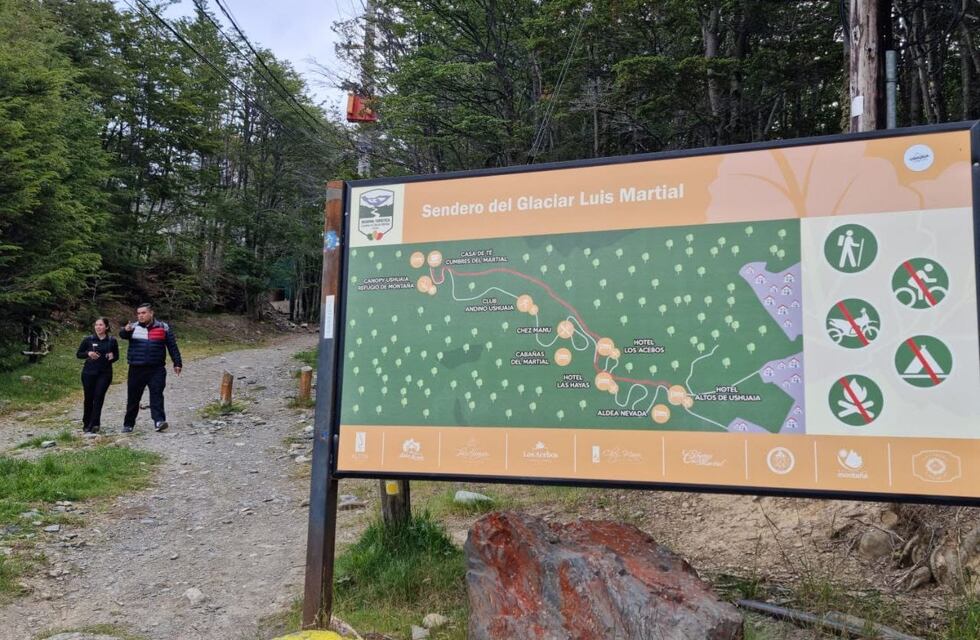 Ushuaia: recuerdan a los excursionistas la importancia de tomar recaudos