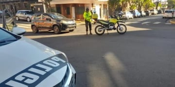 Accidente de tránsito en Posadas dejó un saldo de un herido leve.
