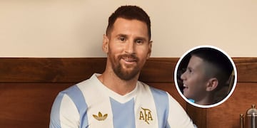 El niño cordobés verá el último partido de Lionel Messi y Argentina este 2024 en La Bombonera.