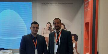 Ernesto Etkin junto a Federico Stivala, gerente Regional en Latinoamérica de GC Aesthetics